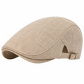 Schiebermütze Einheitsgröße Beige Webstoff verstellbar für Alltag