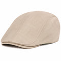 Schiebermütze Einheitsgröße Beige Textil Klassisch für Alltag